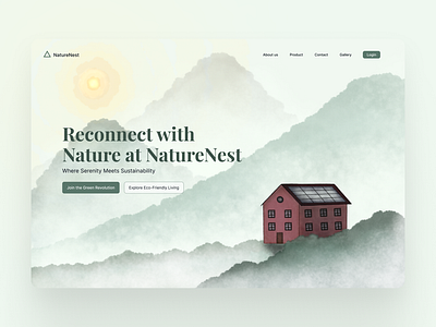 Illustrated Landing Page graphic design illustration landing page ui ux