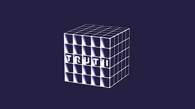 The TRUTH Builds TRUST animation company values cube deep insightful motion design philosophy rubik rubiks cube thought provoking trust truth values video reel