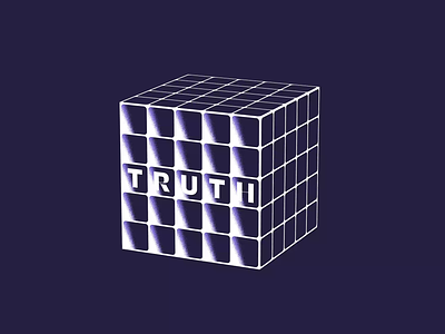 The TRUTH Builds TRUST animation company values cube deep insightful motion design philosophy rubik rubiks cube thought provoking trust truth values video reel