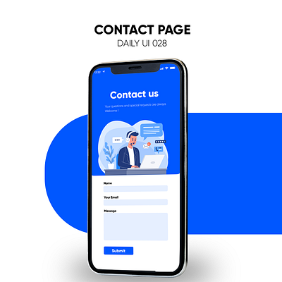 Contact Page #DailyUI #028 app branding dailyui design graphic design illustration logo typography ui uiux ux vector