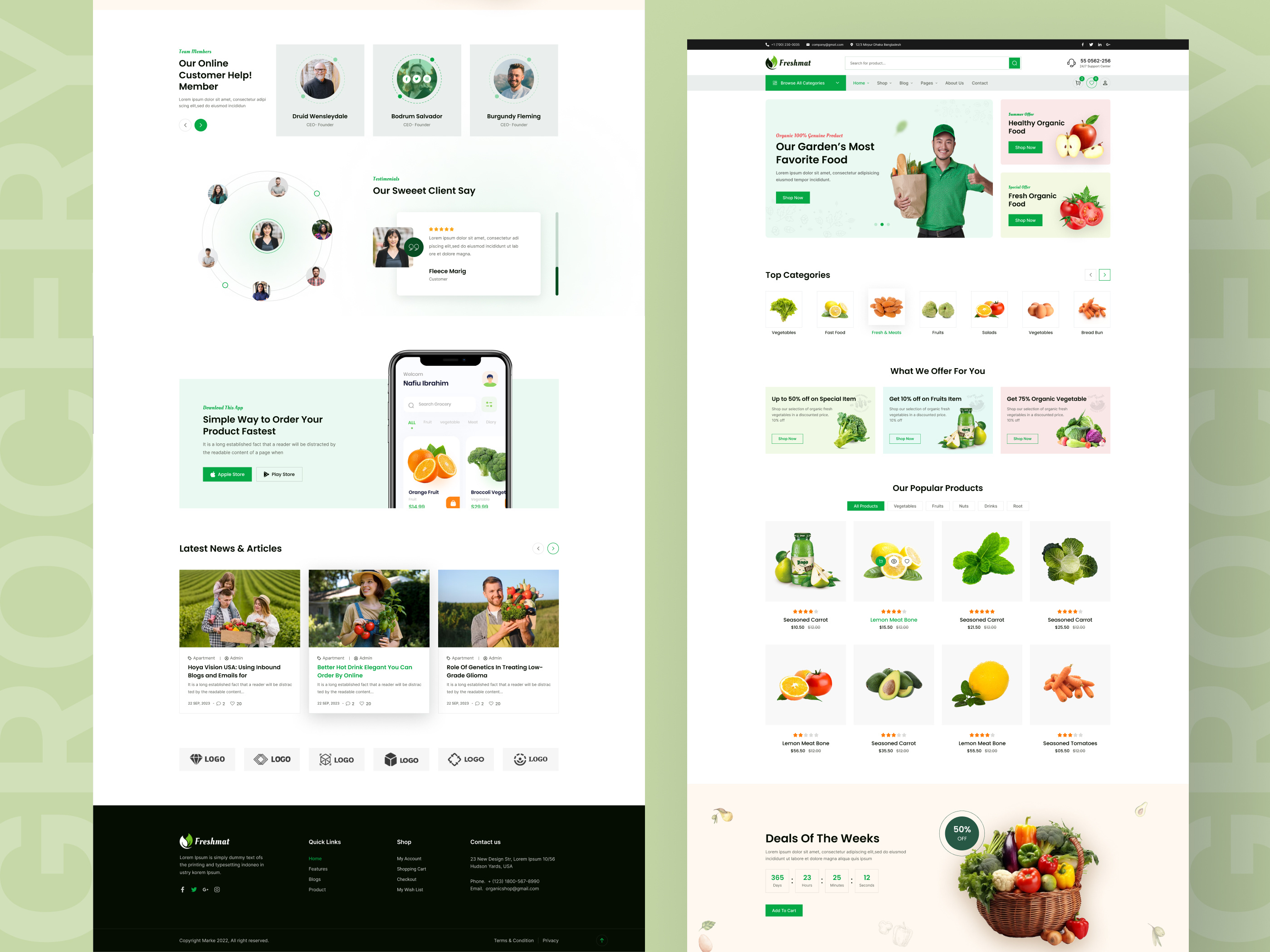 Grocery Shop Website app design clenan e commerce e commerce website design food marketplace food website grocery grocery food website grocery website homepage design landing page design modern design new parketplace online shop organic food website organic website popular design shop website store website website design