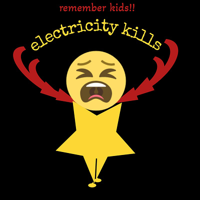 Electricity will kill you branding graphic design motion graphics ui