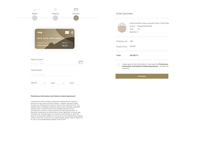 Daily UI :: 002 Credit Card Checkout ui