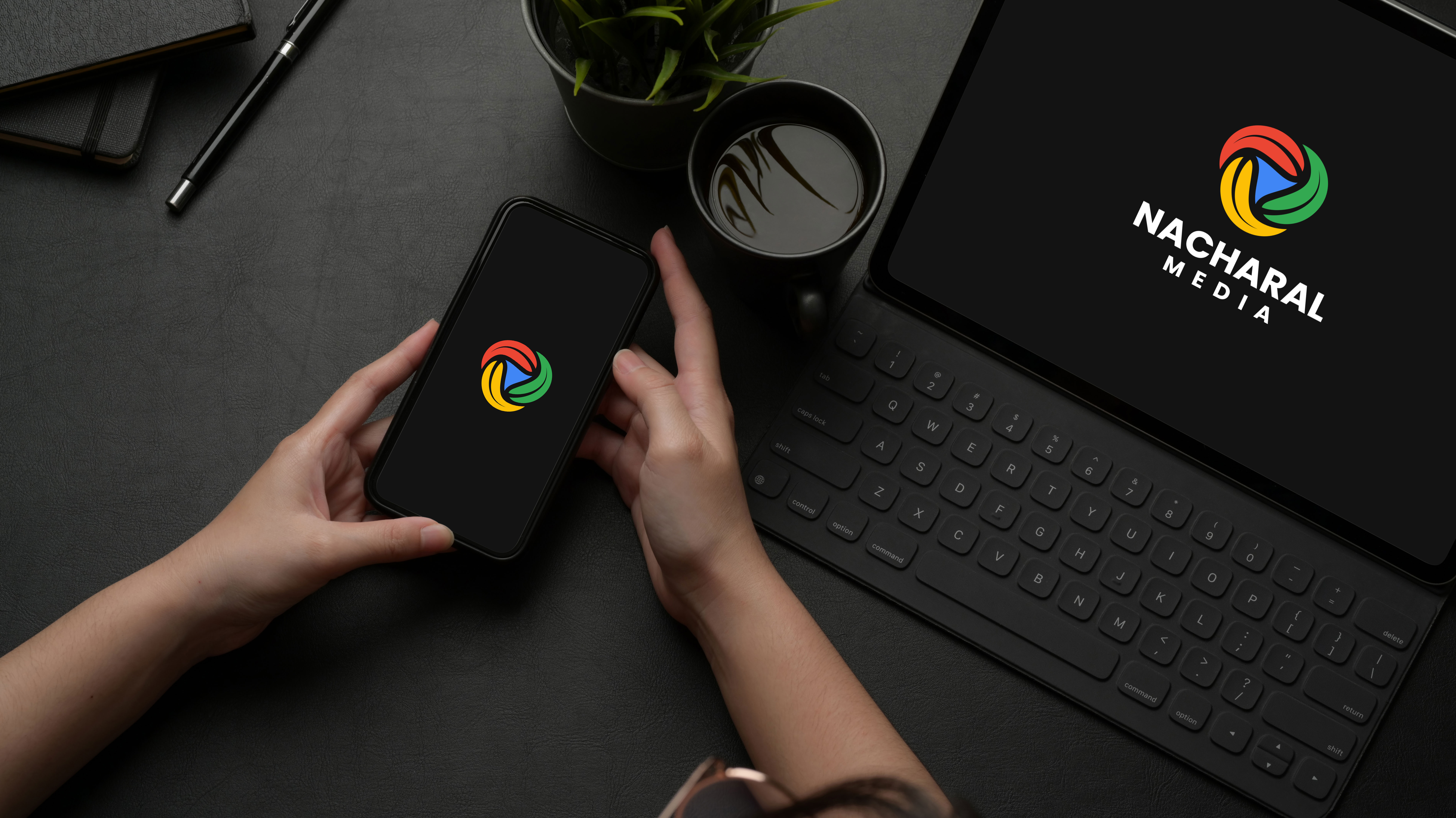 Natural Media Play Logo Design | logo, logo designer app branding branding identity creative logo drasticlogo graphic design leaf logo letter logo logo logo design logo designer logo mark media logo minimalist logo modern logo monogram natural play logo vector visual identity