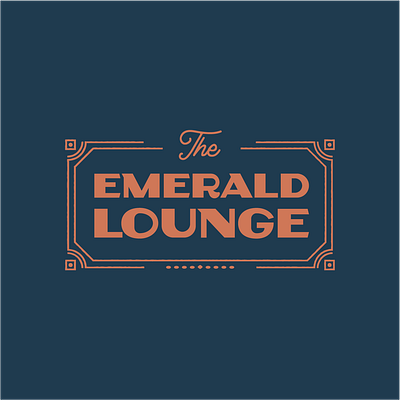 The Emerald Lounge brand identity branding campfireandco design graphic design illustration logo richmond