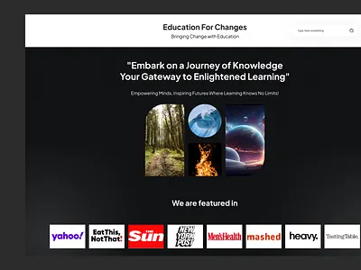Landing Page | UI UX Design 2d 3d animation branding design designer dribble education figma graphic design graphic designer graphic designing illustration landingpage logo minimal motion graphics ui uiux