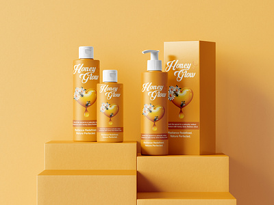 Skincare product package for honey glow elixir beauty product beauty salon brand and identity brand illustration branding cosmetic packaging cosmetics hair label makeup package packagedesign packagingdesign skin skin care design skin care label skin care website skincare spa
