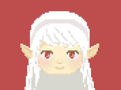 FFXIV Lalafell Pixel Art Headshots design game illustration illustrator pixel art