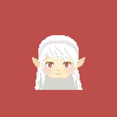 FFXIV Lalafell Pixel Art Headshots design game illustration illustrator pixel art