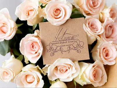 Catalog For Flower Shop branding graphic design logo