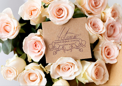 Catalog For Flower Shop branding graphic design logo