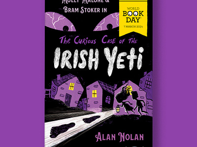 Shane Cluskey for O'Brien Press book covers book design children art children books graphic design hand lettering humour illustration illustrationartist ink art irish irish illustrator lettering shane cluskey traditional art yeti young adults