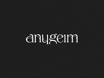 Anygeim (Logo) branding design dj graphic design icon illustration logo music symbol type