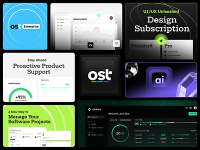 OST | 2024 branding interface logo product typography ui ux web