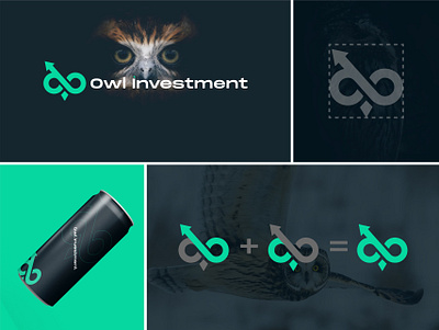 Owl Investment Logo & Branding Design 3d ai app brand identity branding design illustration logo modern logo owl logo design ui
