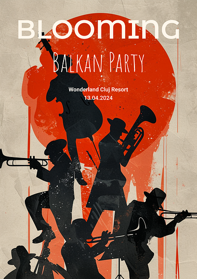 Fanfare Gypsy Party - Event Poster graphic design illustration poster graphic design