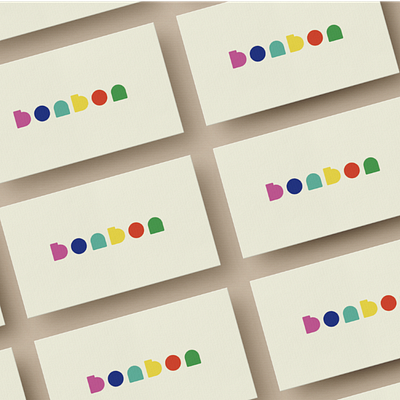 bonbon business card design branding logo visual design