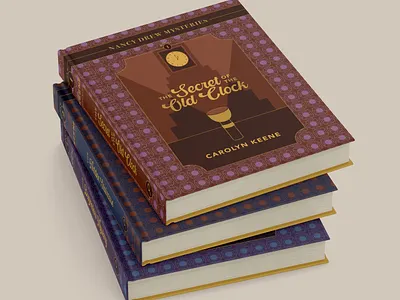 NANCY DREW BOOK SERIES REDESIGN design graphic design illustration typography