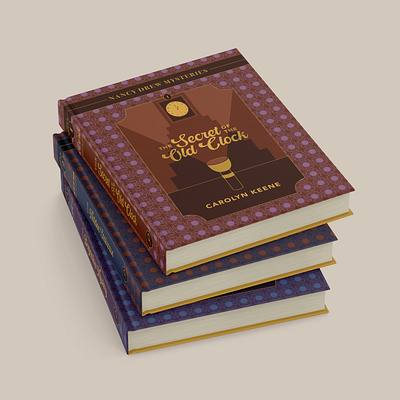 NANCY DREW BOOK SERIES REDESIGN design graphic design illustration typography