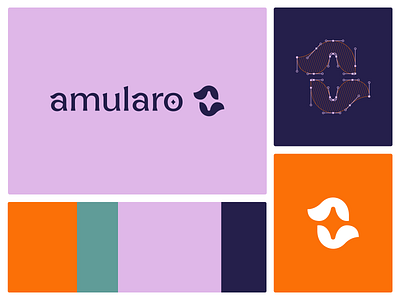 Amularo logo design amulet branding design graphic design icon illustration logo magic minimal modern mystic star vector