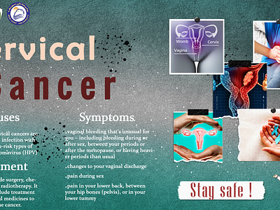 Cervical cancer post ai branding graphic design ilistratour illustration phohotoshop phot ui