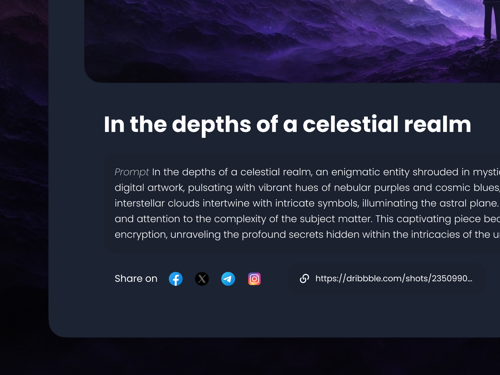 Daily UI 010 Social Share ai ai social media daily ui design minimal minimal design modern modern design prombt share social social media social share ui user interface