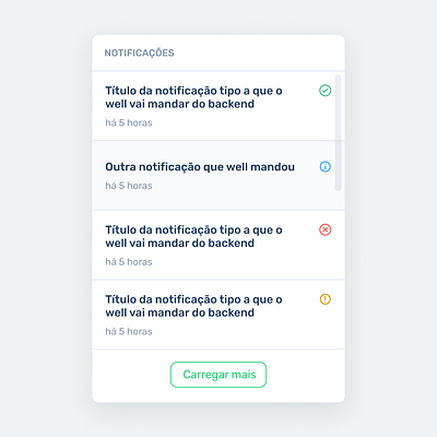 Notification Component clean ui component design figma notification product design ui ux