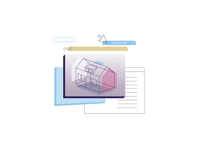 illustration for digital real estate