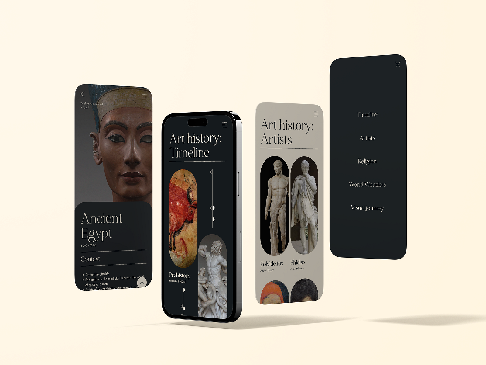 Art History App by Eliška Kukuliášová on Dribbble
