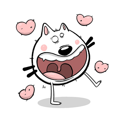 Blobbycat cartoon cartoons character illustration