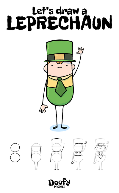 Let's draw a Leprechaun! cartoon cartoons character how to illustration