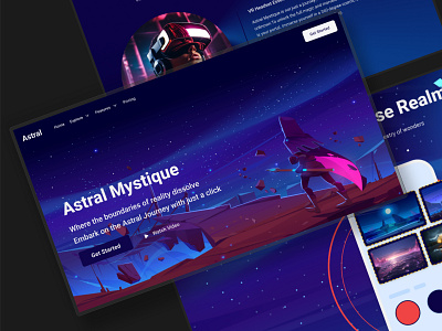 VR Landing Page landing page mystic vr experience