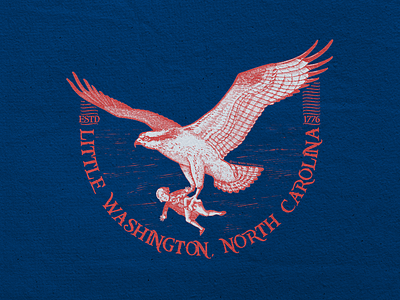 Little Washington takes flight apparel nc north carolina osprey small town tourism type typography washington