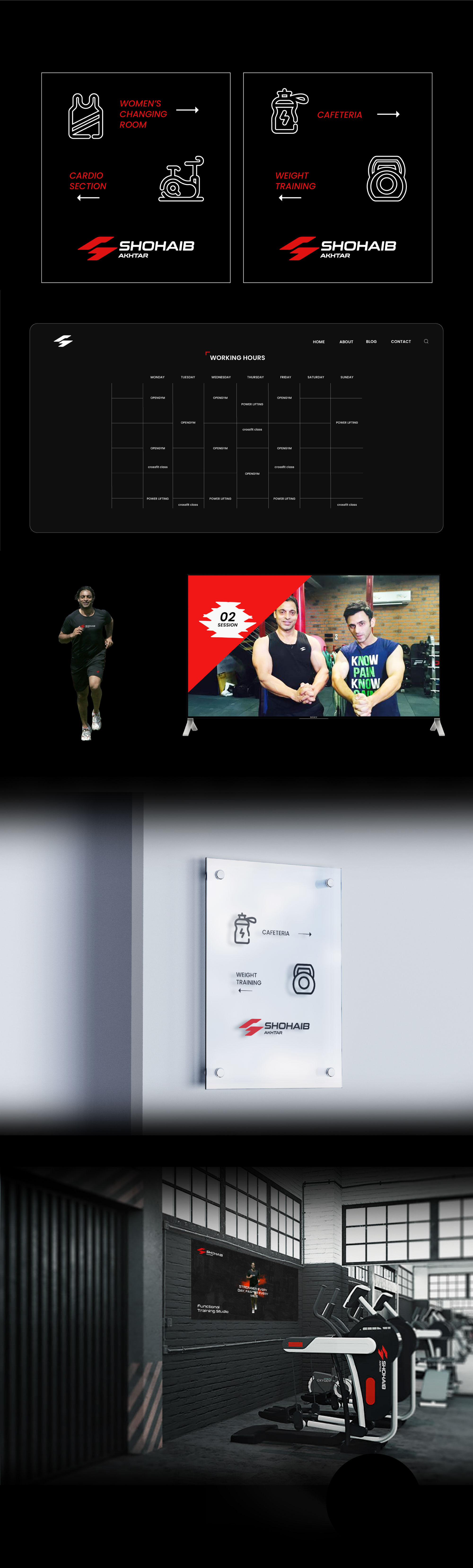 SHOAIB AKHTAR branding athlete branding brand guide branding cricket fastest bowler logo muneebarif shoaib akhter