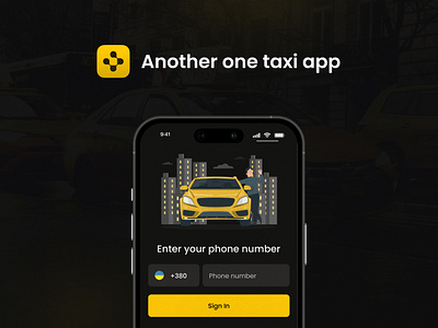 Another one taxi app app design mobile app product design taxi ui ui design uiux uxui yellow