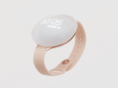 watch 3d concept design illustration