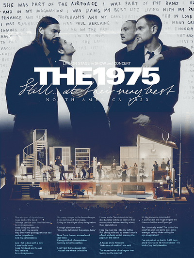 The 1975 Fan poster fanposter graphic design poster the1975