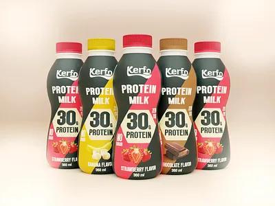 Protein Milk Packaging Design | Label Design banana protein milk bottle label design branding branding design chocolate protein milk creative design food food packaging freelancer graphic design label label design milk packaging packaging design packaging designer packaging idea protein milk strawberry protein milk