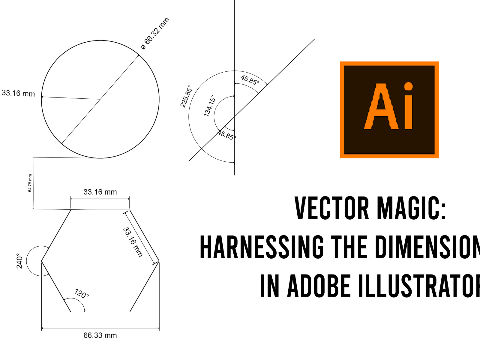 Vector Magic Harnessing the Dimension Tool in Adobe Illustrator by