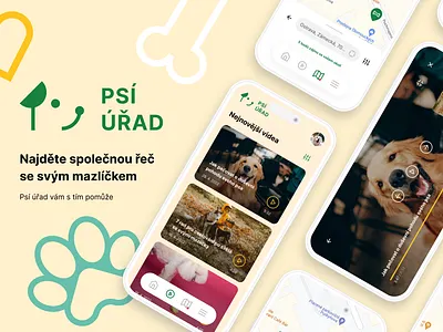Mobile app concept for dog office dog mobile app ui