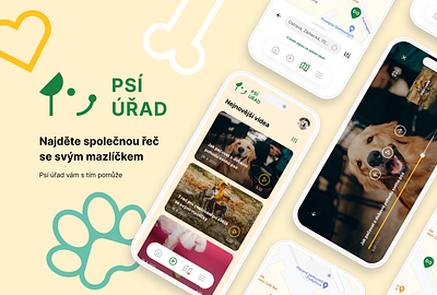 Mobile app concept for dog office dog mobile app ui
