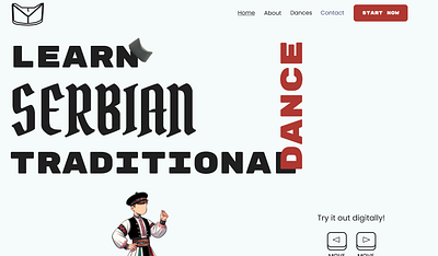 Learn Serbian Traditional Dance Webzine dance design serbia serbiantradition tradition ui ux websitedesign webzine