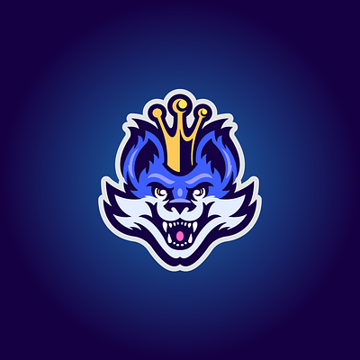 Fox King animal animal design brand character design esports fox gaming illustration king logo mascot logo