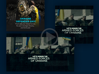 Ukraine Defender Day! (2022) animation motion graphics