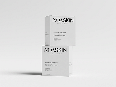 Nóaskin – Brand Identity & Packaging art direction brandidentity branding cosmetic design graphic design minimal minimaldesign minimalpackaging packaging packaging design skincare typography