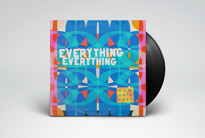 Raw Data Feel: Reimagined album art graphic design music packaging vinyl