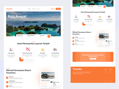 Booking Travel Website booking figma travel ui uiux usert interface website