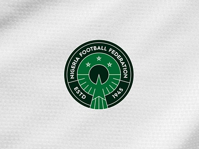 Nigeria Football Federation Logo Redesign abstract africa badge branding caf crest fifa football graphic design illustration logo minimalist nigeria sport