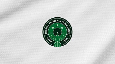 Nigeria Football Federation Logo Redesign abstract africa badge branding caf crest fifa football graphic design illustration logo minimalist nigeria sport