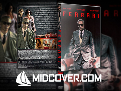 Ferrari (2024) DVD Cover design dvd dvdcover dvdcustomcover photoshop